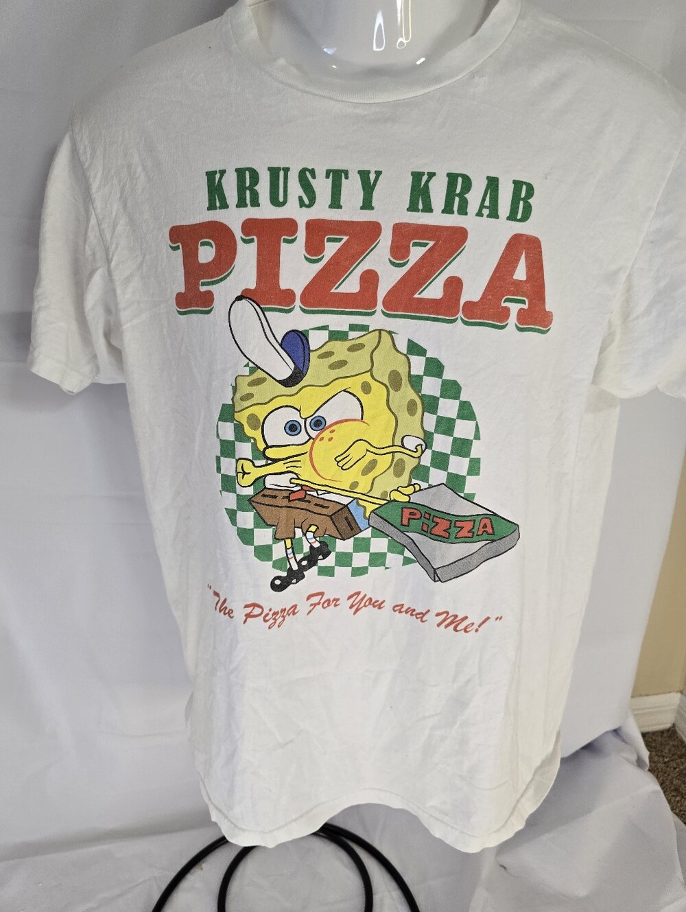 SpongeBob SquarePants Krusty Krab Pizza Tshirt size Medium